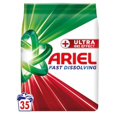 Ariel Washing Powder Laundry Detergent +OXI Power Effect, 1.925kg, 35 Washes
