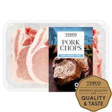 Tesco Pork Chops 4 Pack 900G