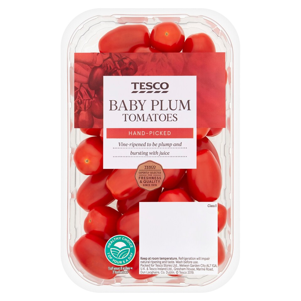 Tesco Express Baby Plum Tomatoes 300G