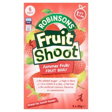Fruit Shoot Summer Fruits Fruit Bars 5X25g