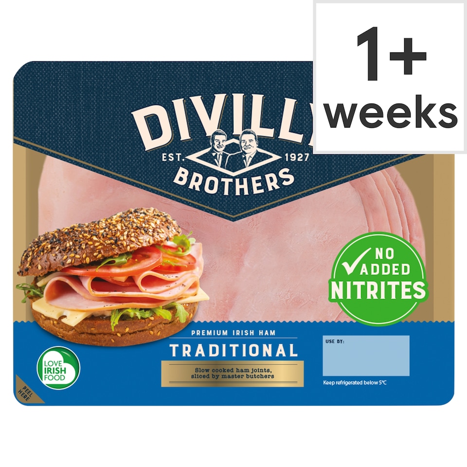 Divilly Brothers No Added Nitrites Traditional ham 90G