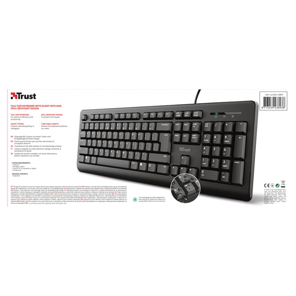 image 1 of Trust Primo Keyboard