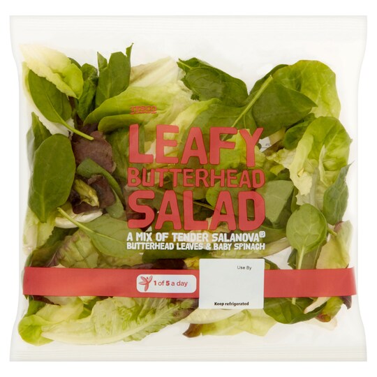 Tesco Leafy Butterhead Salad 85G Tesco Groceries