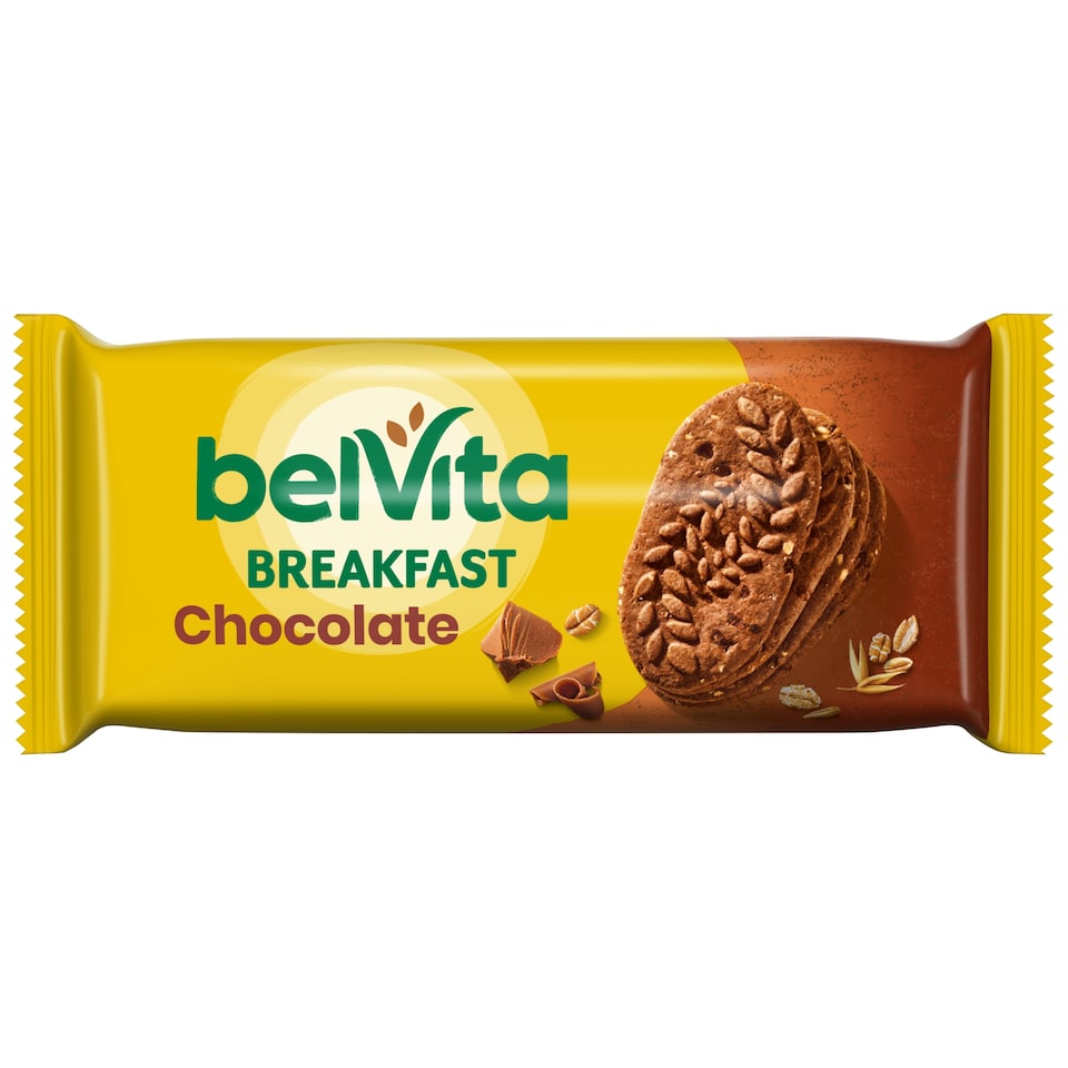 Belvita kakaós, gabonás keksz csokoládédarabokkal 50g