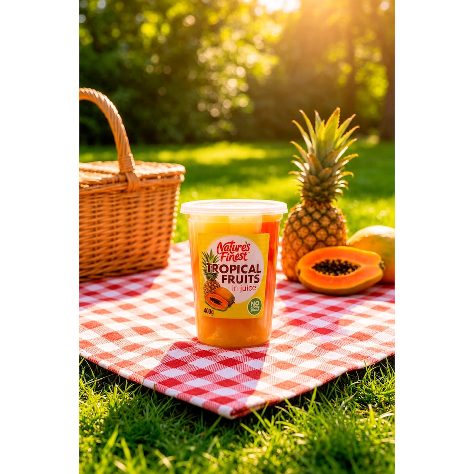image 1 of Nature's Finest Tropical Fruits In Juice 400G
