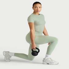 F&F Active EVERYHOUR High Waisted Leggings in Teal