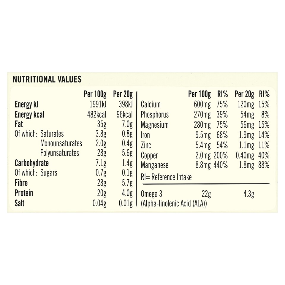 image 1 of Linwoods Organic Whole Chia Seeds 200g
