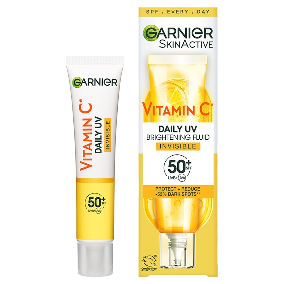 image 1 of Garnier Vitamin C Daily UV Fluid Invisible SPF50 40ml