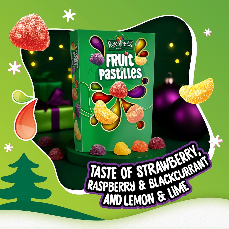 image 1 of Rowntree's Fruit Pastilles Sweets Carton 320g