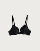 image 4 of F&F Floral Lace Wired Push Up Bra in Black
