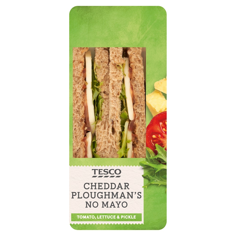 Tesco Ploughmans Sandwich