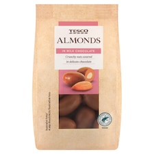 Tesco Almonds in Milk Chocolate 120g