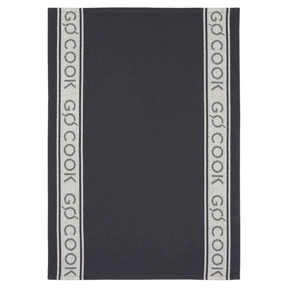 image 1 of Go Cook Herringone Woven Tea Towel 3 Pack