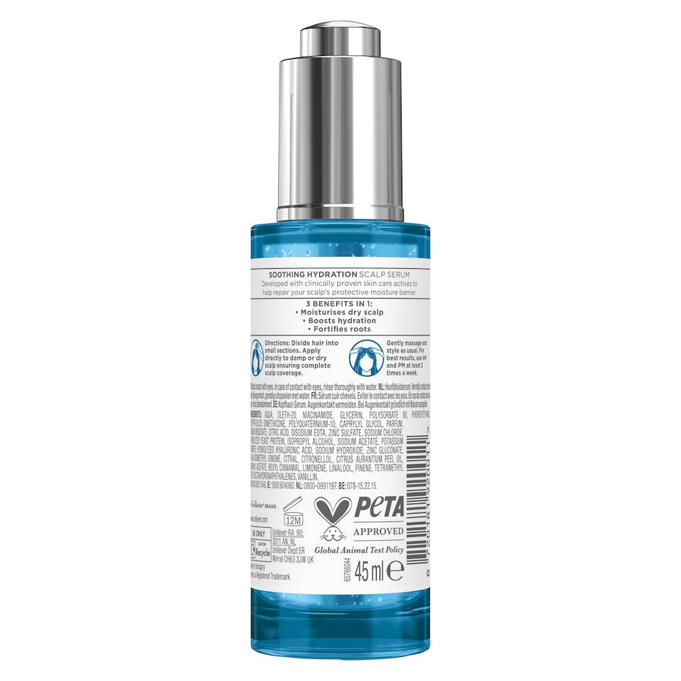 image 1 of Dove Scalp Hair Therapy Soothing Hydration Scalp Serum 45ml