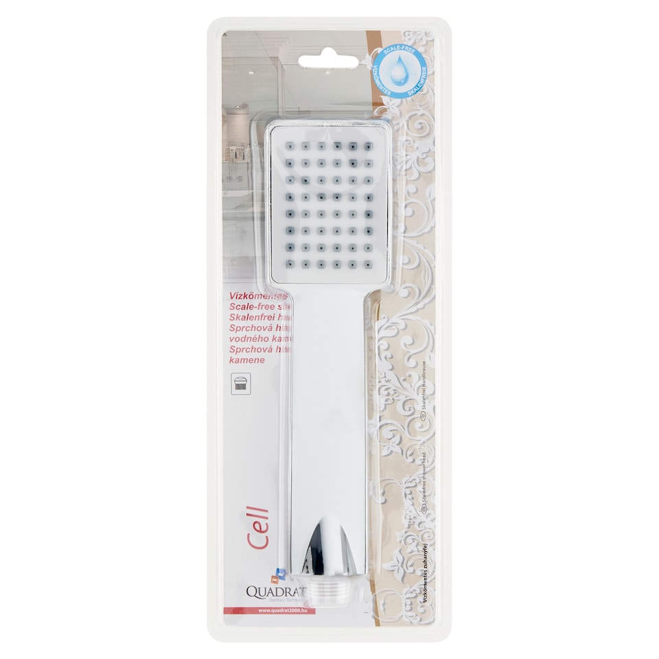 Quadrat 2000 Sanitary Technology Cell sprchová hlavica vodného kameňa