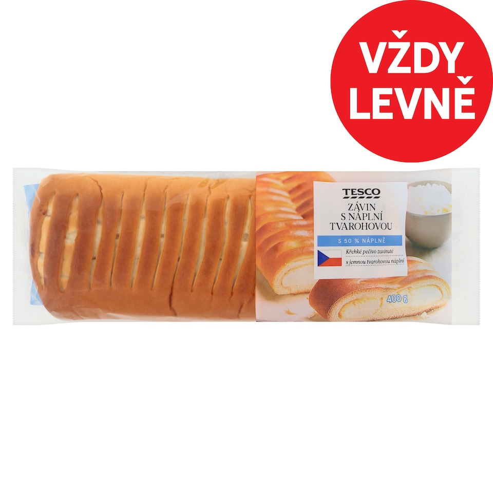 Tesco Strudel with Curd Filling 400g