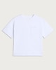 image 4 of F&F Boys Pure Cotton Pocket Front Short Sleeved T-Shirt in White