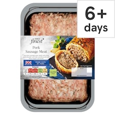Tesco Finest Pork Sausage Meat 350G
