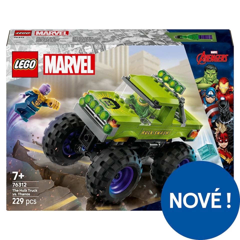 image 1 of LEGO Marvel 76312 The Hulk Truck Vs. Thanos