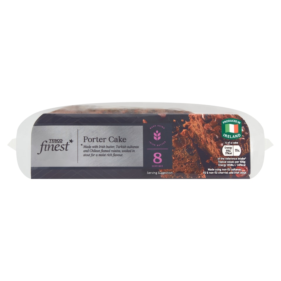 Tesco Finest Porter Cake 500G
