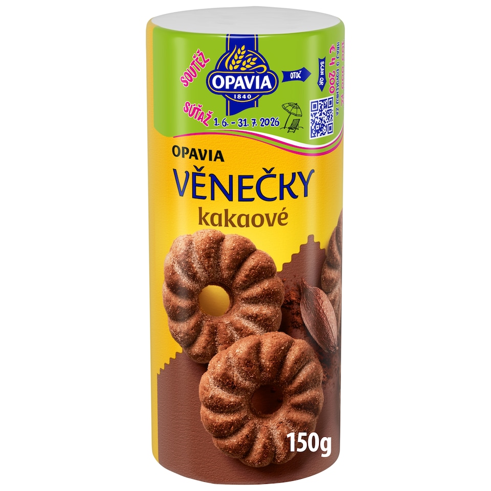 Opavia Zlaté Wreaths Cocoa Biscuits 150g