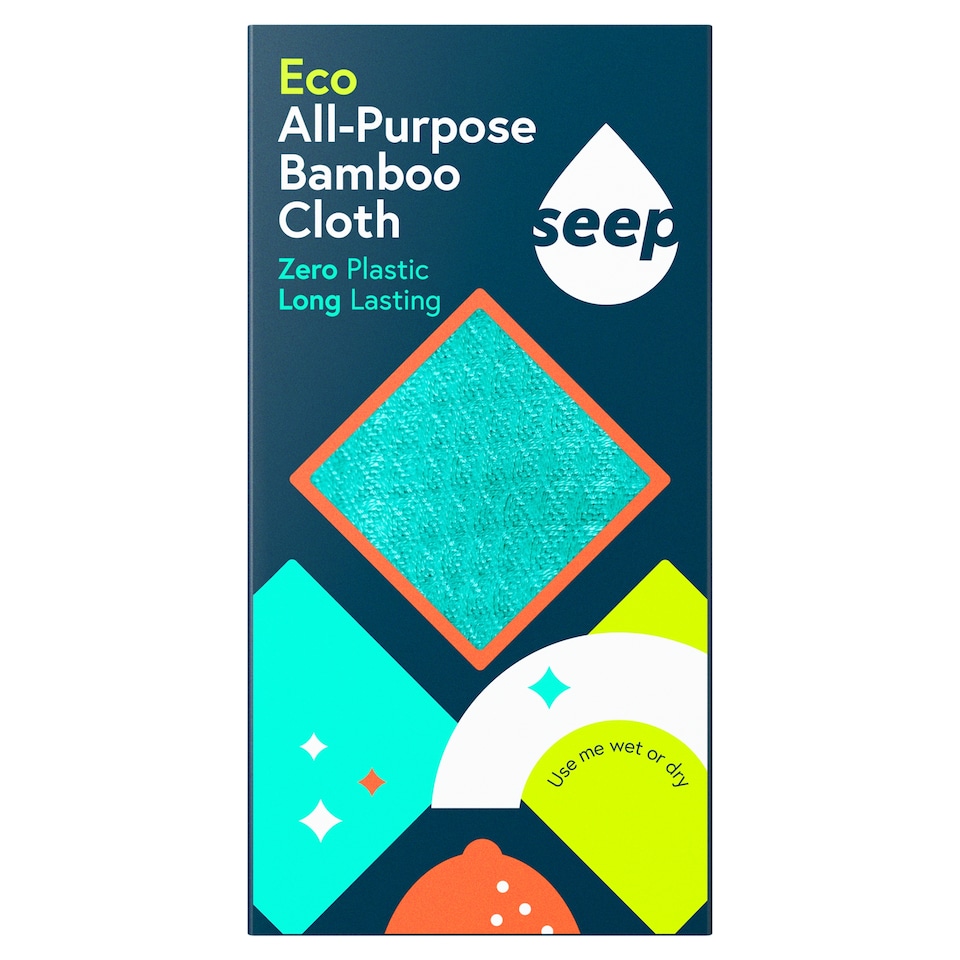 image 1 of Seep Eco All-Purpose Bamboo Cloth Plastic Free
