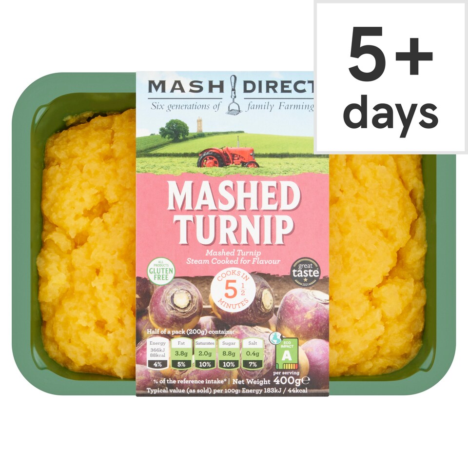 Mash Direct Mashed Turnip 400G