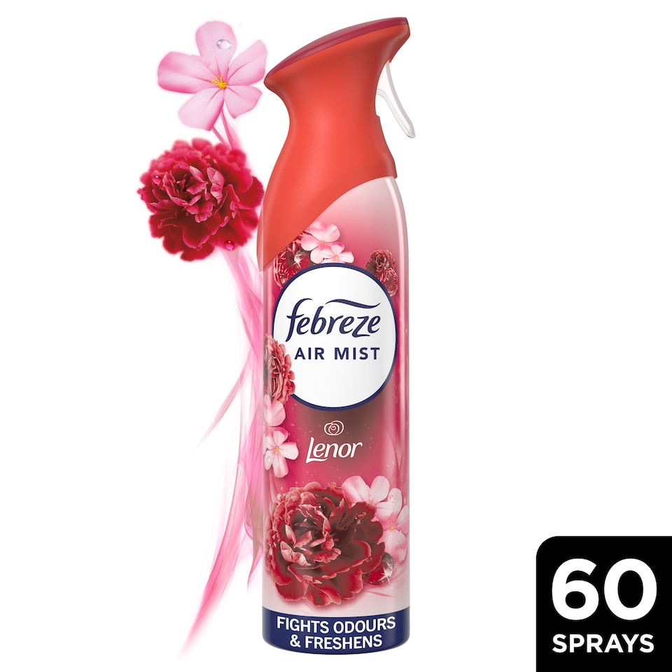 image 1 of Febreze Air Mist Lenor Air Freshener Spray - Ruby Jasmine 185ml