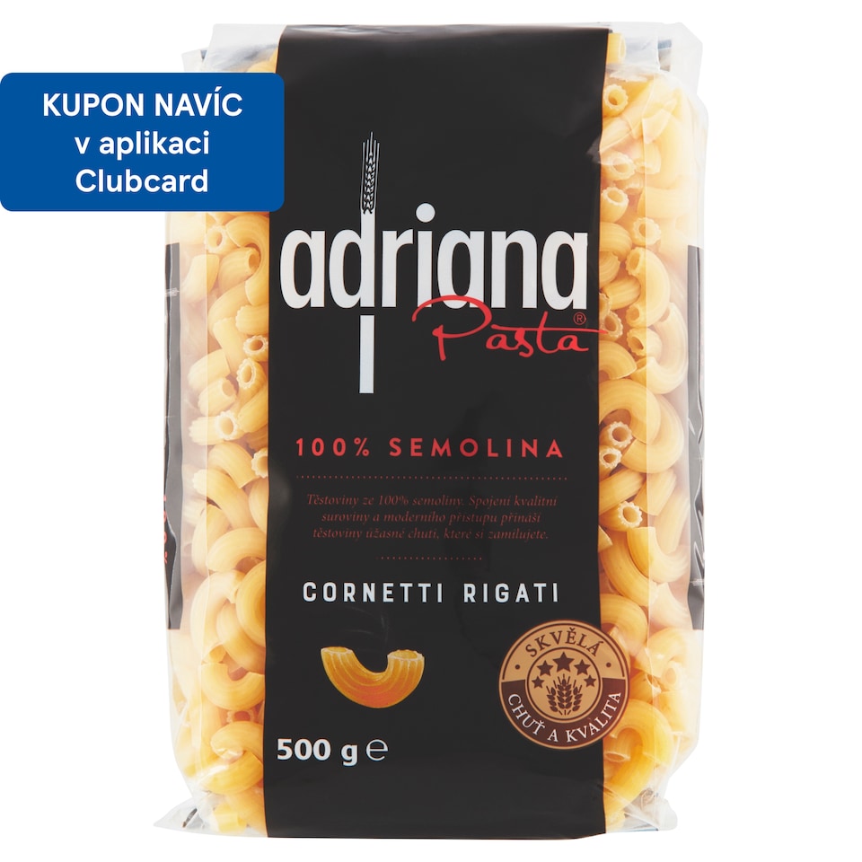 Obrázek 1 pro produkt Adriana Cornetti Rigati těstoviny semolinové sušené 500g