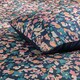 image 3 of  Silentnight Supersoft Navy Floral Duvet Set Double 