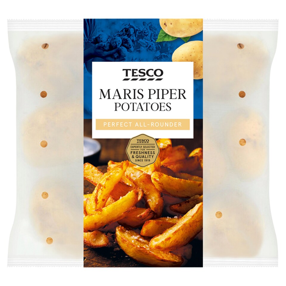 Tesco Maris Piper Potatoes 2.5Kg. Packed Ni
