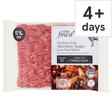 Tesco Finest Northern Irish Aberdeen Angus Lean Beef Mince 5% Fat 500g