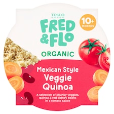 TESCO FRED & FLO Organic Mexican Style Veggie Quinoa 190g
