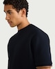 image 3 of F&F Textured Tipped Relaxed Fit T-Shirt in Navy