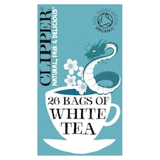 Clipper Organic White Tea 26'S 45G