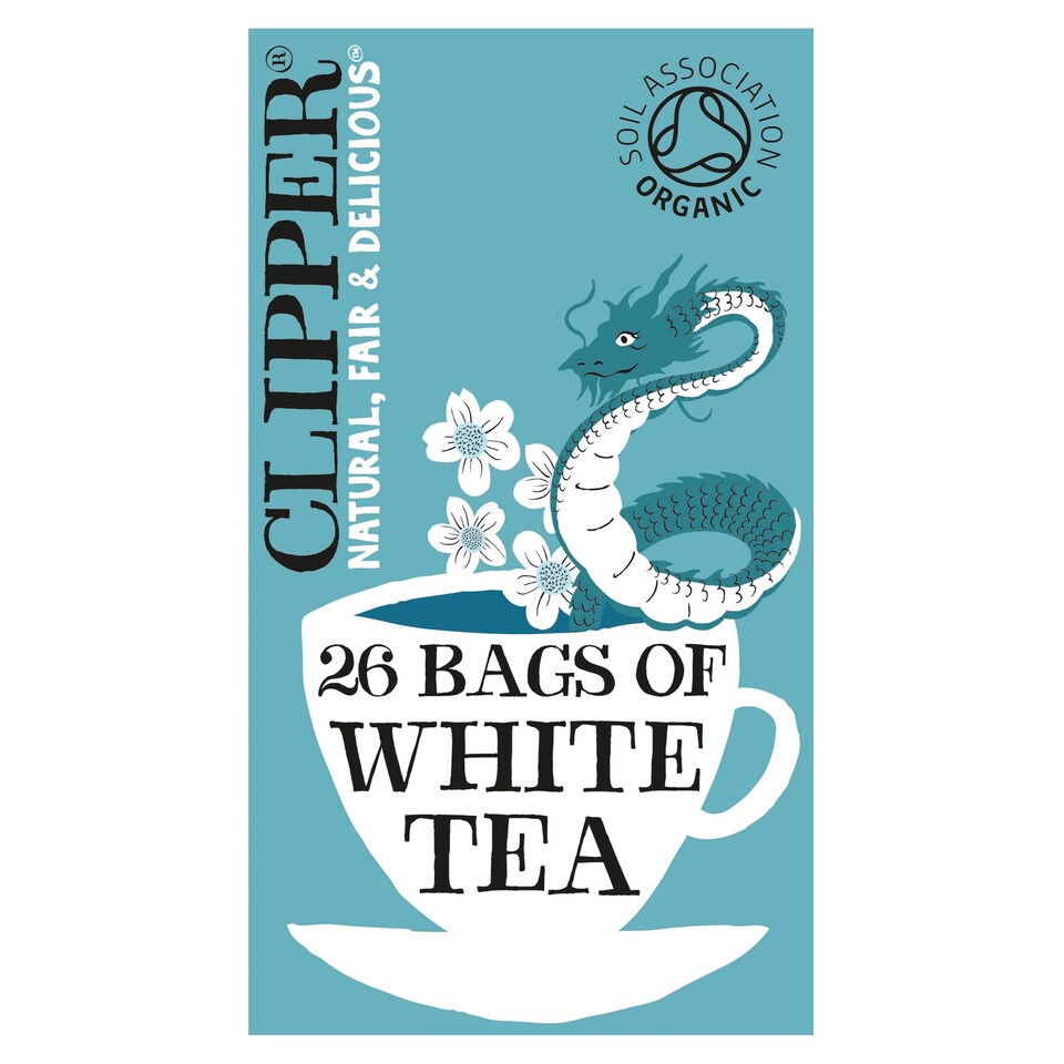 Clipper Organic White Tea 26'S 45G