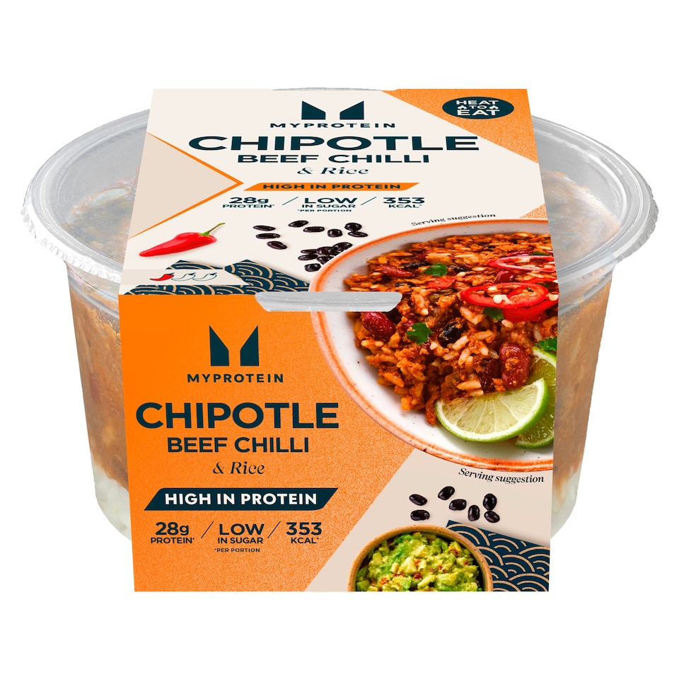 image 1 of MyProtein Chipotle Beef Chilli with Rice 310g