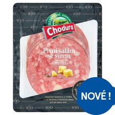 Chodura Pivní salám se sýrem 100g