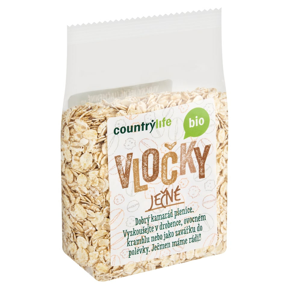 obrázok 1 z Country Life Bio vločky jačmenné 250 g