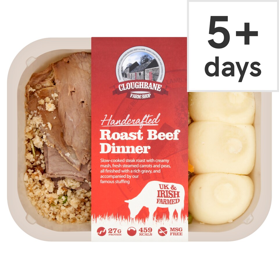 Cloughbane Roast Beef Dinner 350g