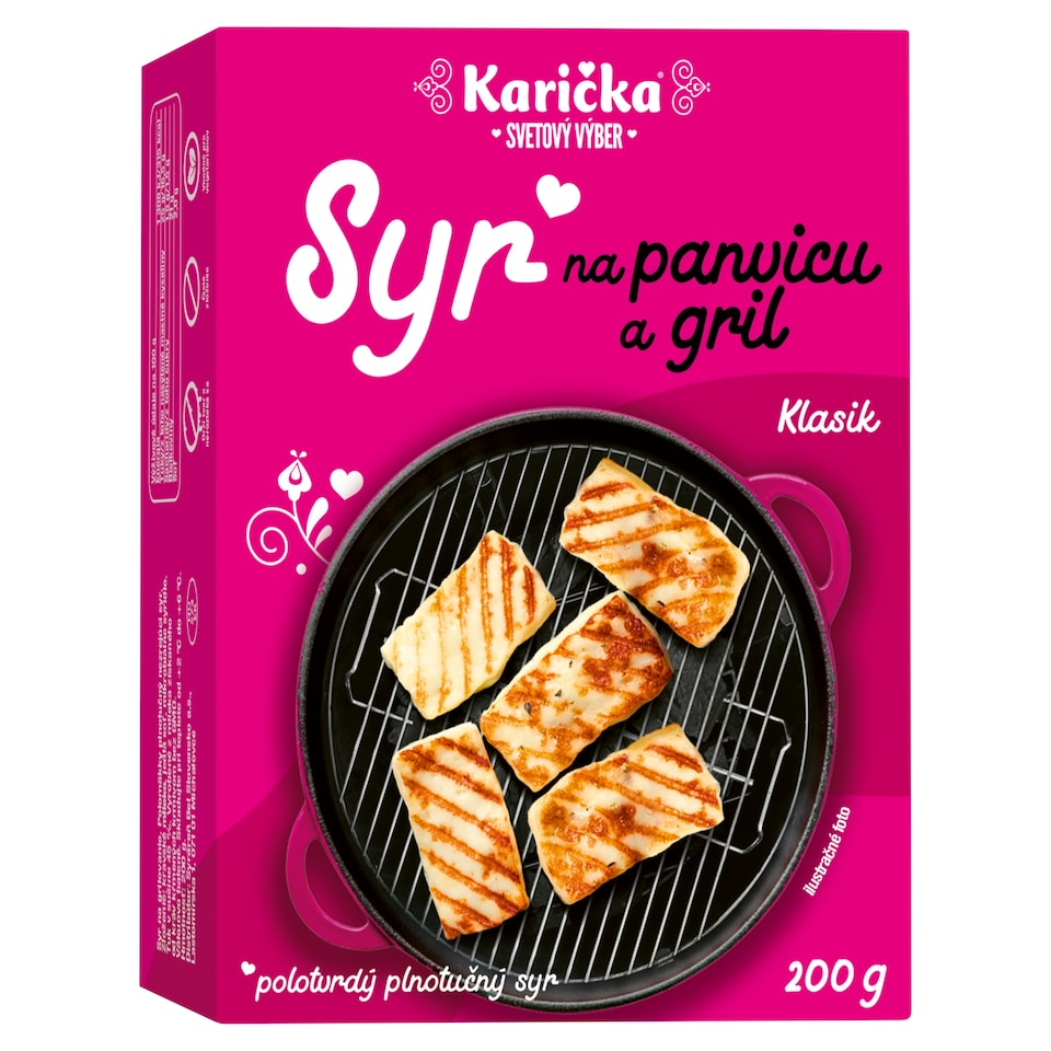 obrázok 1 z Karička Syr na panvicu a gril typu Halloumi Klasik 200 g