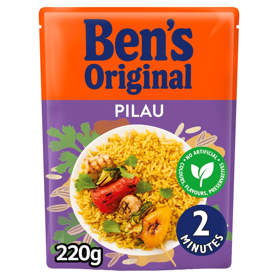 image 1 of Ben's Original Pilau Microwave Rice 220g