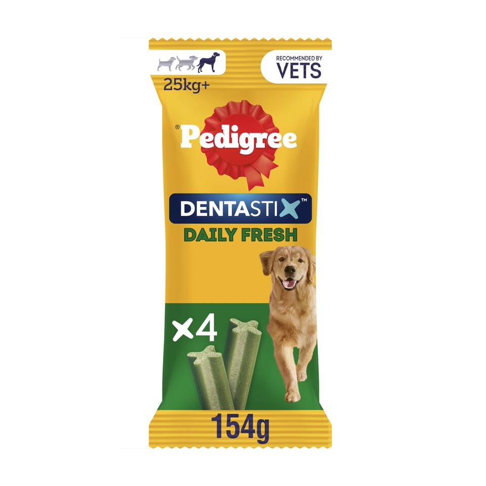 image 1 of Pedigree Dentastix Fresh Large Dog Treats 4 Dental Sticks