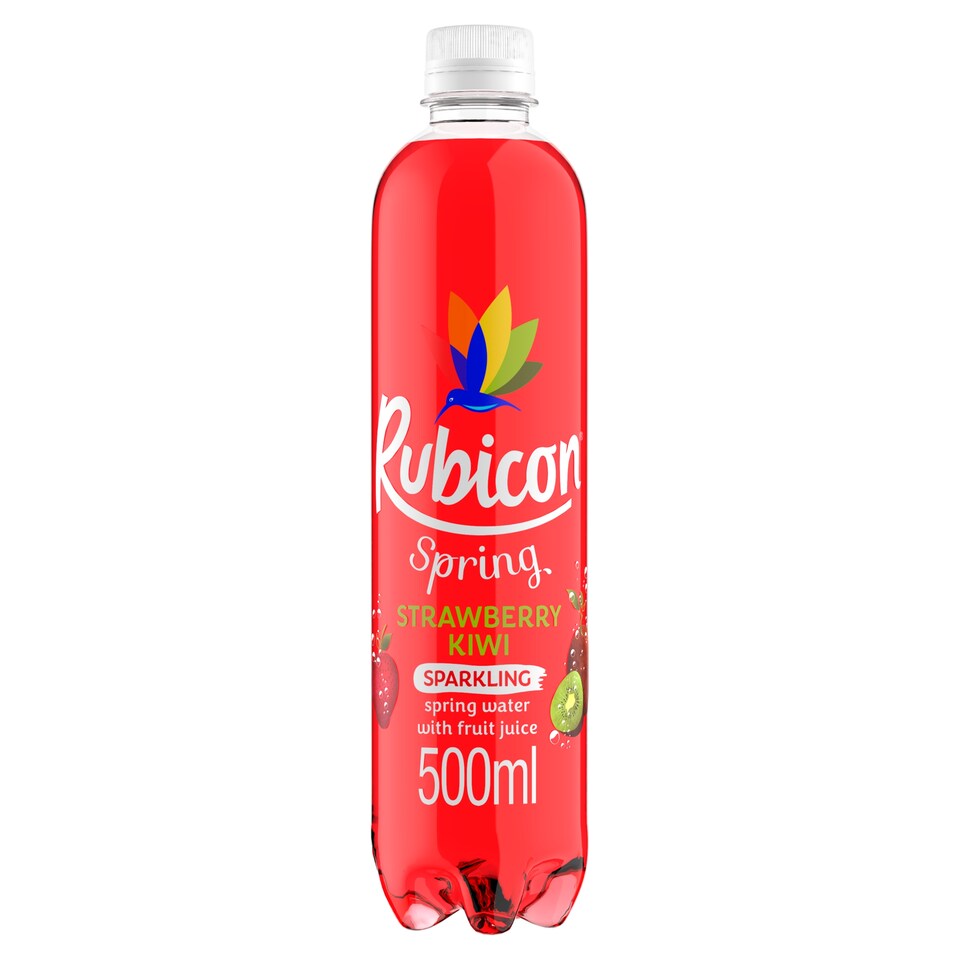 Rubicon Sparkling Strawberry & Kiwi 500Ml