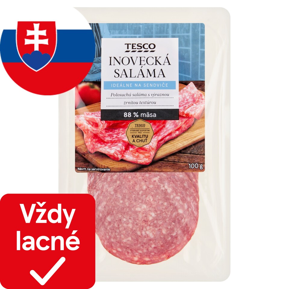 Tesco Inovecká saláma 100 g