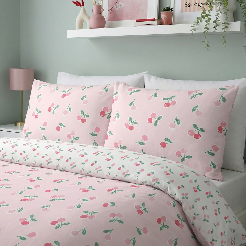 image 1 of Silentnight Cherries Duvet Set Single
