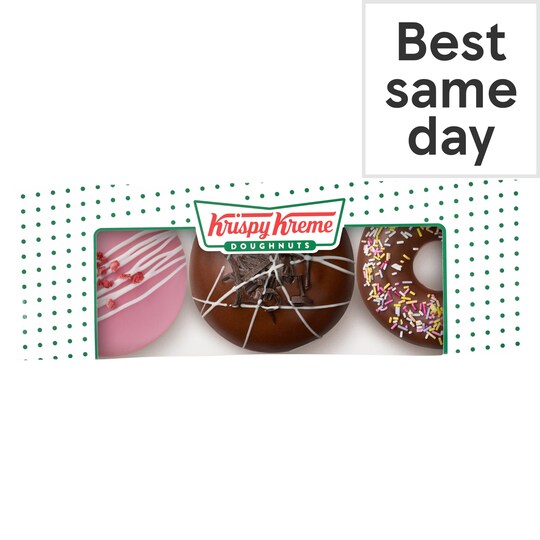 Krispy Kreme Doughnuts 3 Pack Tesco Groceries