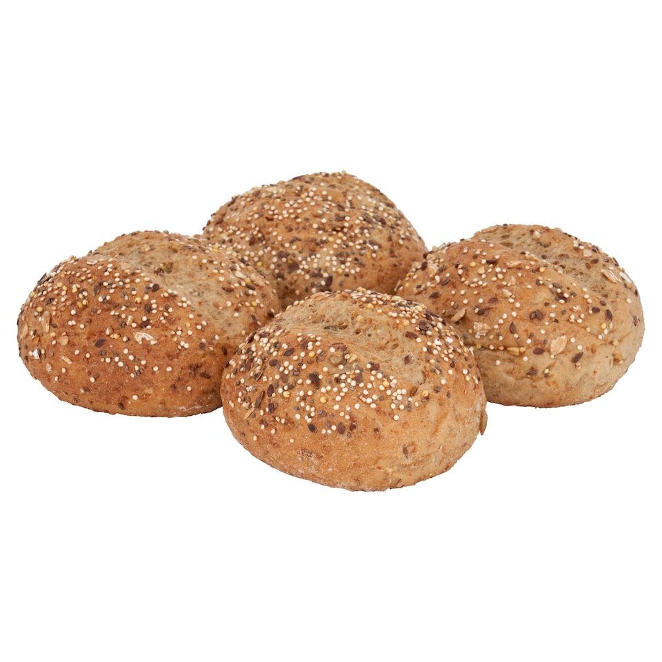 image 1 of Tesco Ancient Grain Rolls 4 Pack