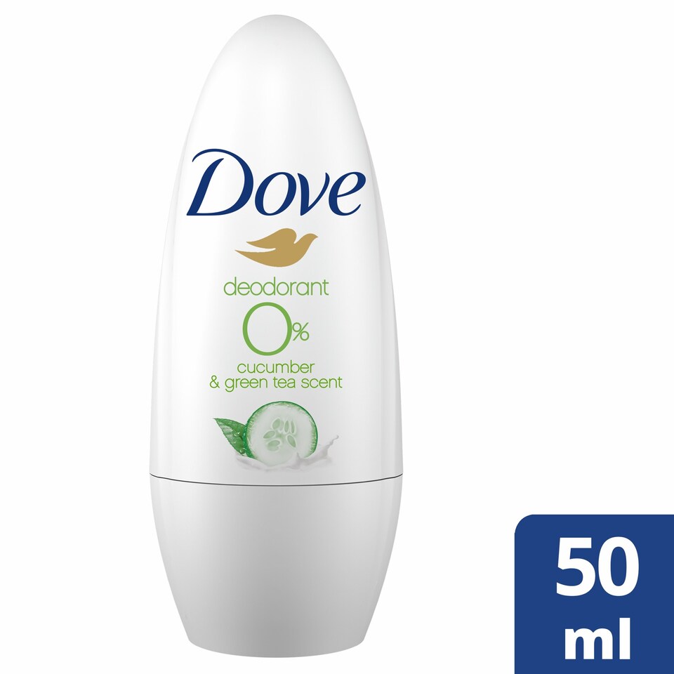 image 1 of Dove Women Cucumber & G.Tea Rollon Alu Free Deo 50Ml
