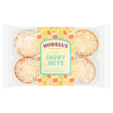 Howell's Snowy Joeys Madeira Buns with Coconut 6 Pack